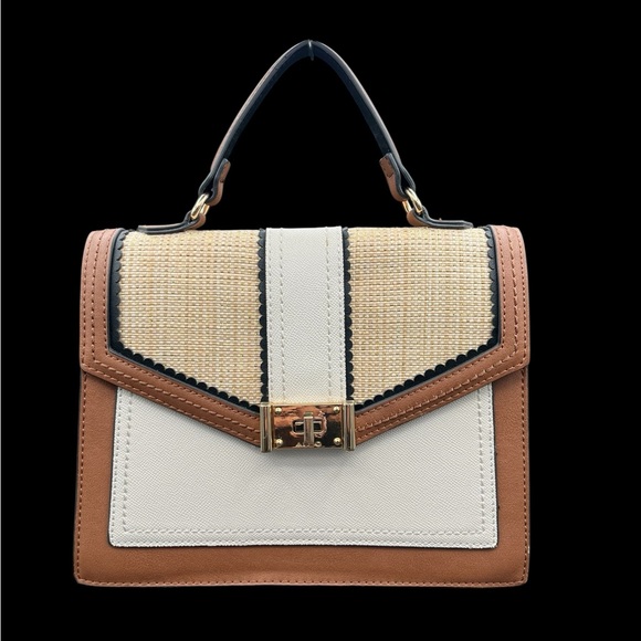Aldo Handbags - ALDO White & Brown Handbag